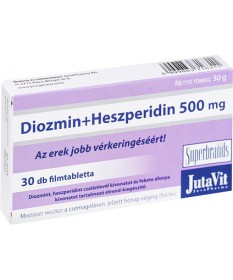 JUTAVIT DIOZMIN+HHESZPERIDIN 500MG TABL. 30X JutaVit Szív és Érrendszer 1,899.06 Dió patika online gyógyszertár internetes gy...