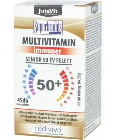 JUTAVIT (JUVITA) MULTIVIT.SENIOR 50+ TABL. 45X  Vitaminok és Nyomelemek  1,509.55 Dió patika online gyógyszertár internetes g...