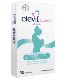 ELEVIT COMPLEX 3 ETRKIEG.FILMTABL. 30X Bayer Vitaminok és Nyomelemek  4,719.00 Dió patika online gyógyszertár internetes gyóg...