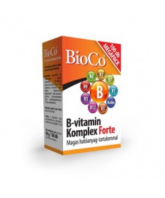 BIOCO B-VITAMIN KOMPLEX FORTE TABL. 100X BioCo Vitaminok és Nyomelemek  2,279.00 Dió patika online gyógyszertár internetes gy...